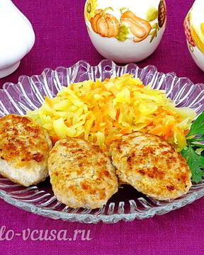 Котлеты из свинины с рисом