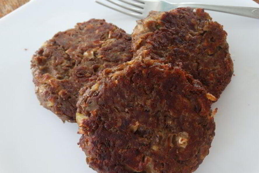 Рецепт котлет из зелёной чечевицы с кабачком