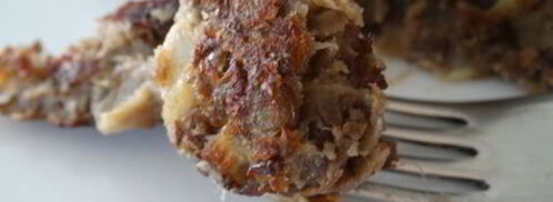 котлеты из зелёной чечевицы с кабачком. Шаг 8