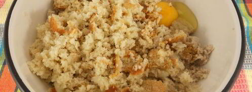 котлеты рыбные с начинкой в овсяной панировке. Шаг 3