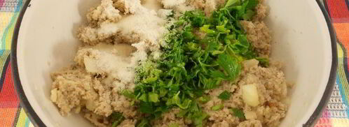 котлеты рыбные с начинкой в овсяной панировке. Шаг 4