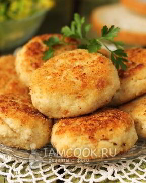 Куриные котлеты с маслом