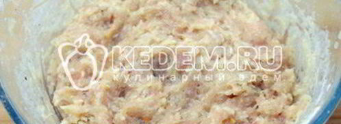 куриные котлеты с сыром. Шаг 3
