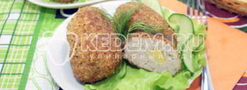 куриные котлеты с сыром. Шаг 8