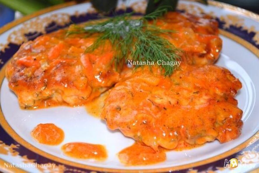 Рецепт рубленных куриных котлет в соусе