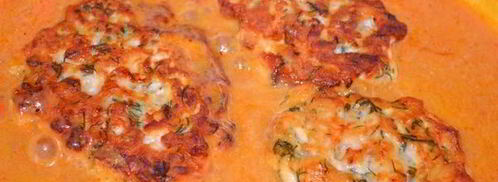 рубленные куриные котлеты в соусе. Шаг 10