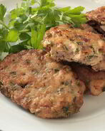 Рубленые котлеты из куриного филе и печени