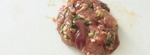 рубленые котлеты из куриного филе и печени. Шаг 4