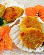 Золотые рыбные котлеты с киноа