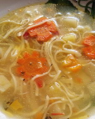 Лапша куриная по-домашнему