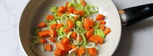 лапша с креветками и овощами. Шаг 4