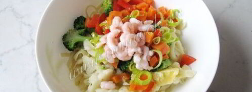 лапша с креветками и овощами. Шаг 9