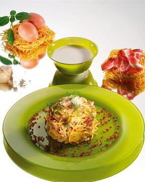 Лапша с соусом Карбонара