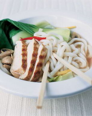 Лапша удон с курицей