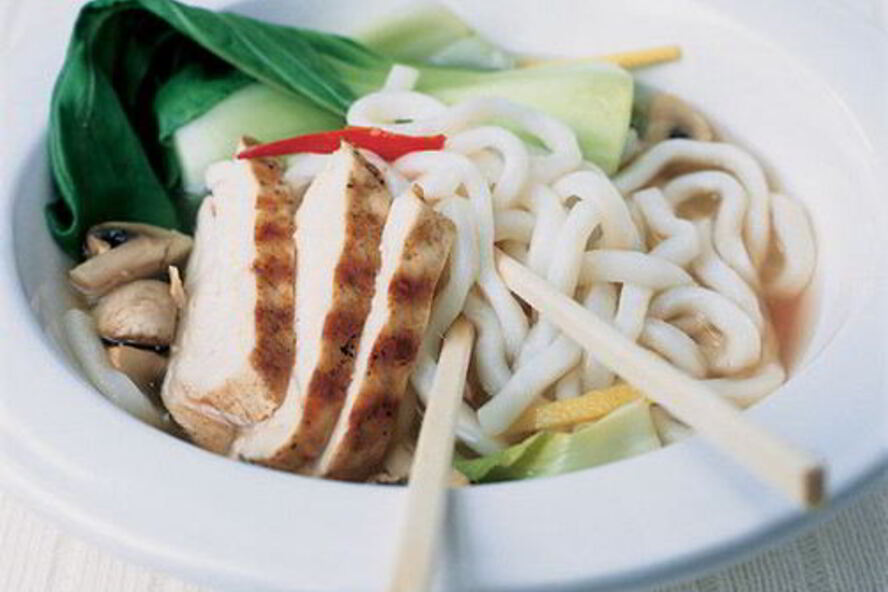 Рецепт лапши удон с курицей