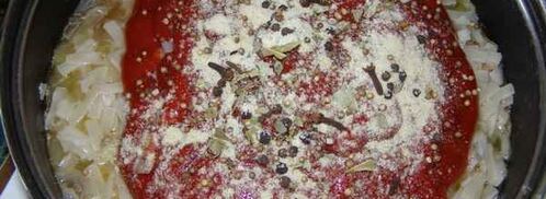 лапша в мясном соусе. Шаг 17