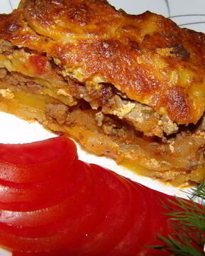 Картофельная лазанья
