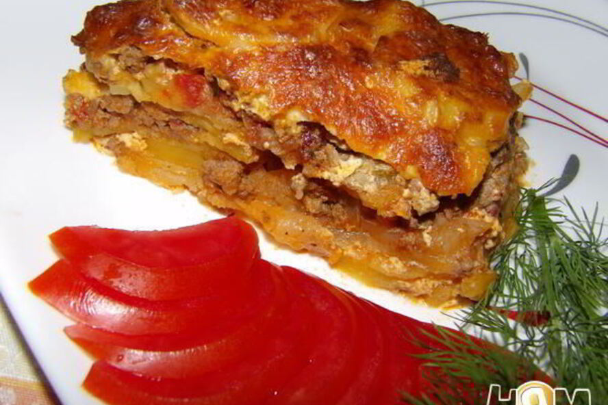 Рецепт картофельной лазанья