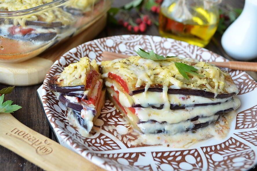 Рецепт лазаний из баклажанов с сыром