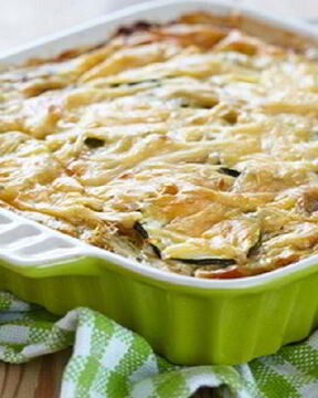 Лазанья из кабачков