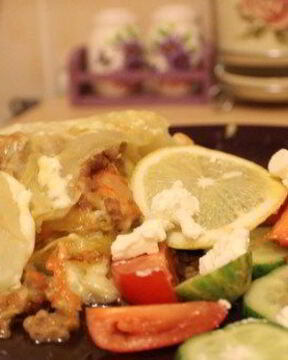 Лазанья из капусты