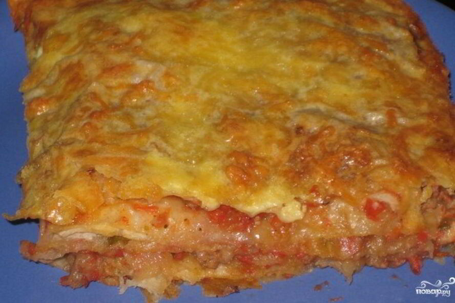 Рецепт лазаний из лаваша