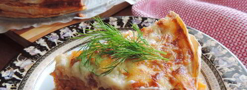 лазанья на лаваше. Шаг 7