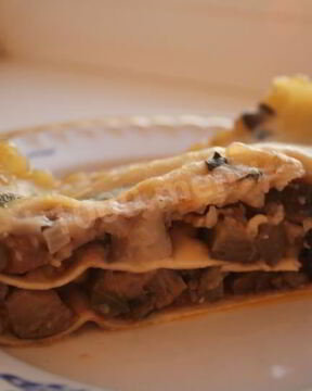 Лазанья постная