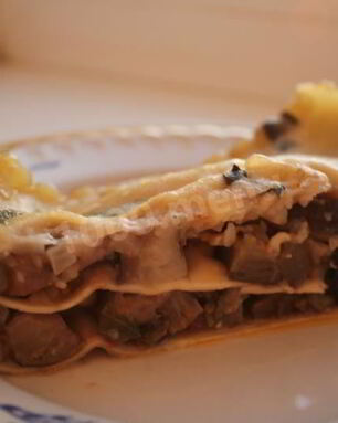 Лазанья постная