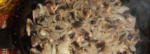 лазанья с фаршем, баклажанами и грибами. Шаг 5