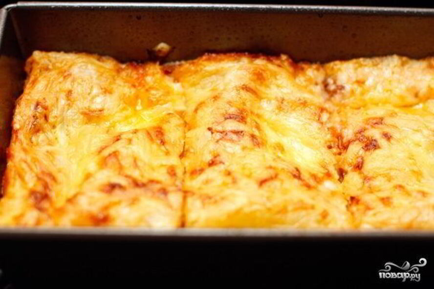Рецепт лазаний с куриным фаршем