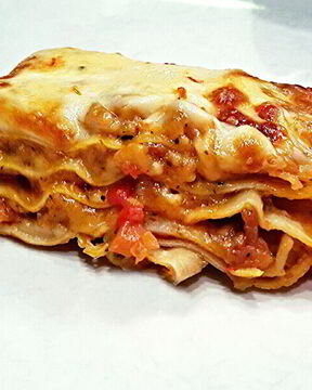 Лазанья с морепродуктами