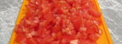 лазанья с помидорами, сыром и ветчиной. Шаг 2