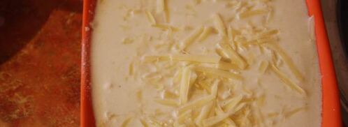 лазанья с тыквой и шпинатом под соусом из рикотты. Шаг 7