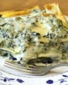 Лазанья со шпинатом и сыром