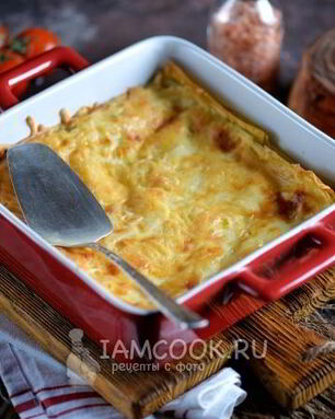 Лазанья со шпинатом
