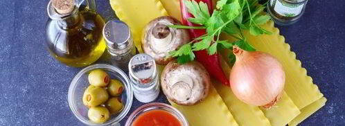 постная лазанья с грибами. Шаг 2