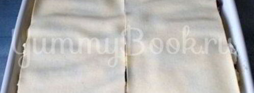 сладкая лазанья с творогом. Шаг 4