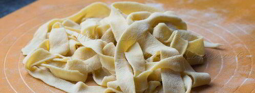 домашняя паста паппарделле с соусом из мяса и баклажанов. Шаг 8