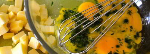 фриттата из спагетти. Шаг 3