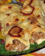 Каннеллони с фаршем ко дню святого Валентина