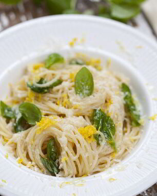 Лимонные спагетти