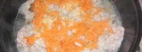 макароны большие ракушки с фаршем. Шаг 3