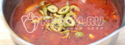 макароны перья с овощной подливой. Шаг 6