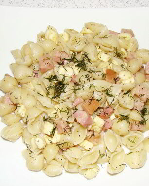 Макароны с брынзой