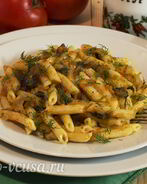 Макароны с грибами