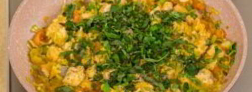 макароны с семгой и помидорами. Шаг 10