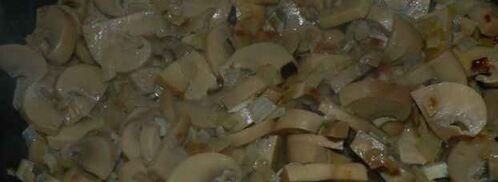 макароны с шампиньонами под сливочным соусом. Шаг 21