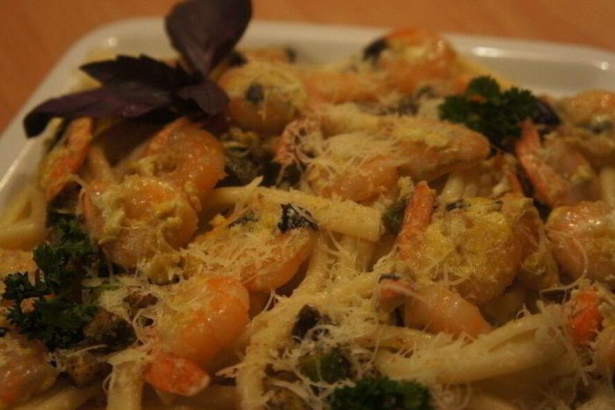 Рецепт пасты di semola с коралловыми драконами