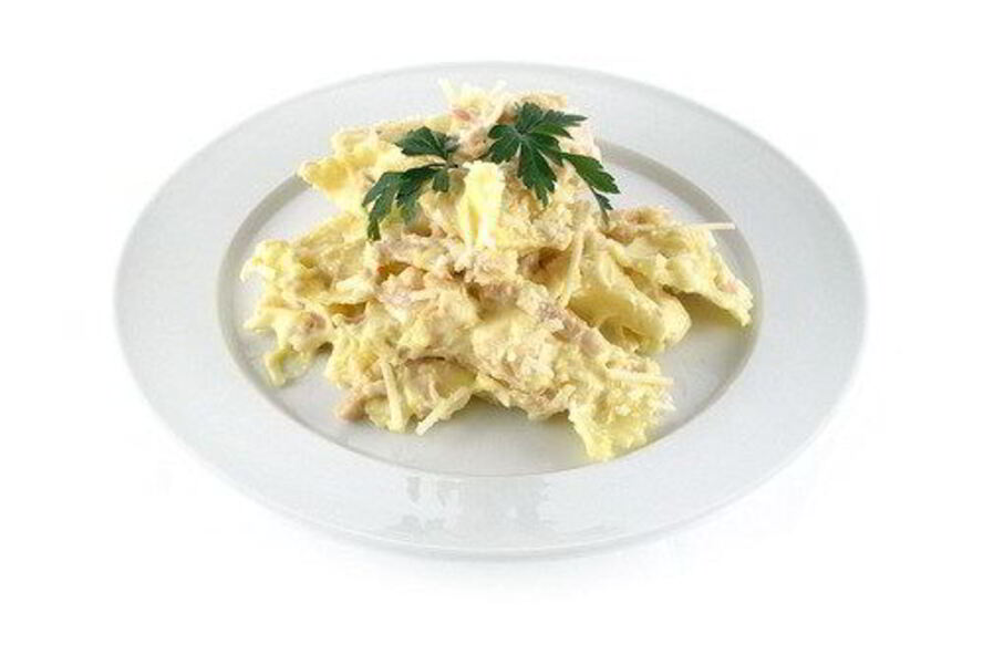 Рецепт пасты фарфалле с горчичным соусом